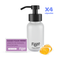 Pack Flopp Eco Jabón de manos + 4 cápsulas - Dark Amber Transparente